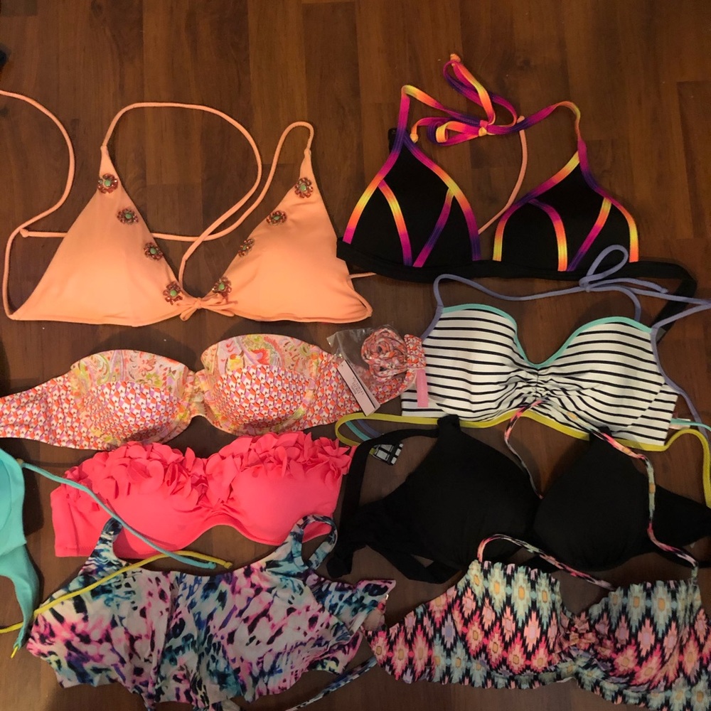 Victorias’s Secret swim bundle 11 tops + 1 bottom